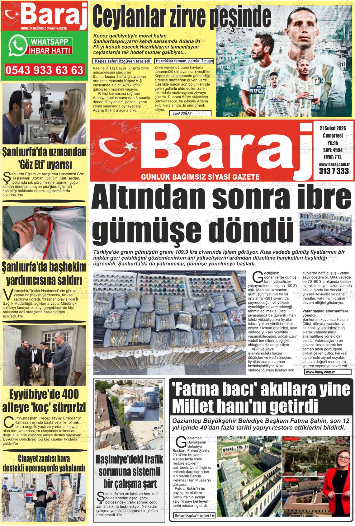 Sanliurfa Dundenbugunesafak 21.02.2026