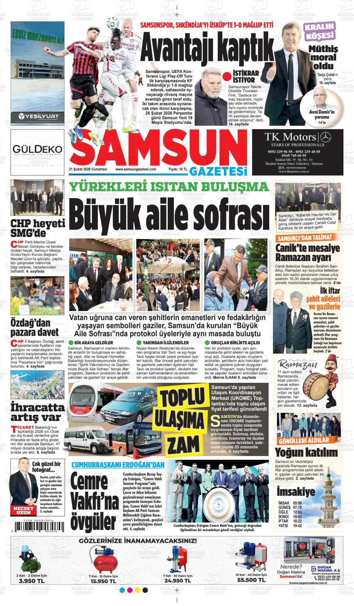 Samsun Ekip 21.02.2026