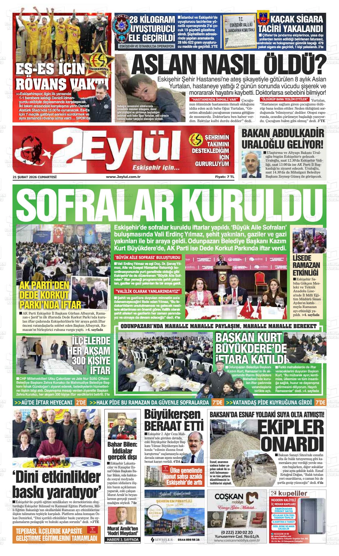 Eskisehir 2 Eylul 21.02.2026