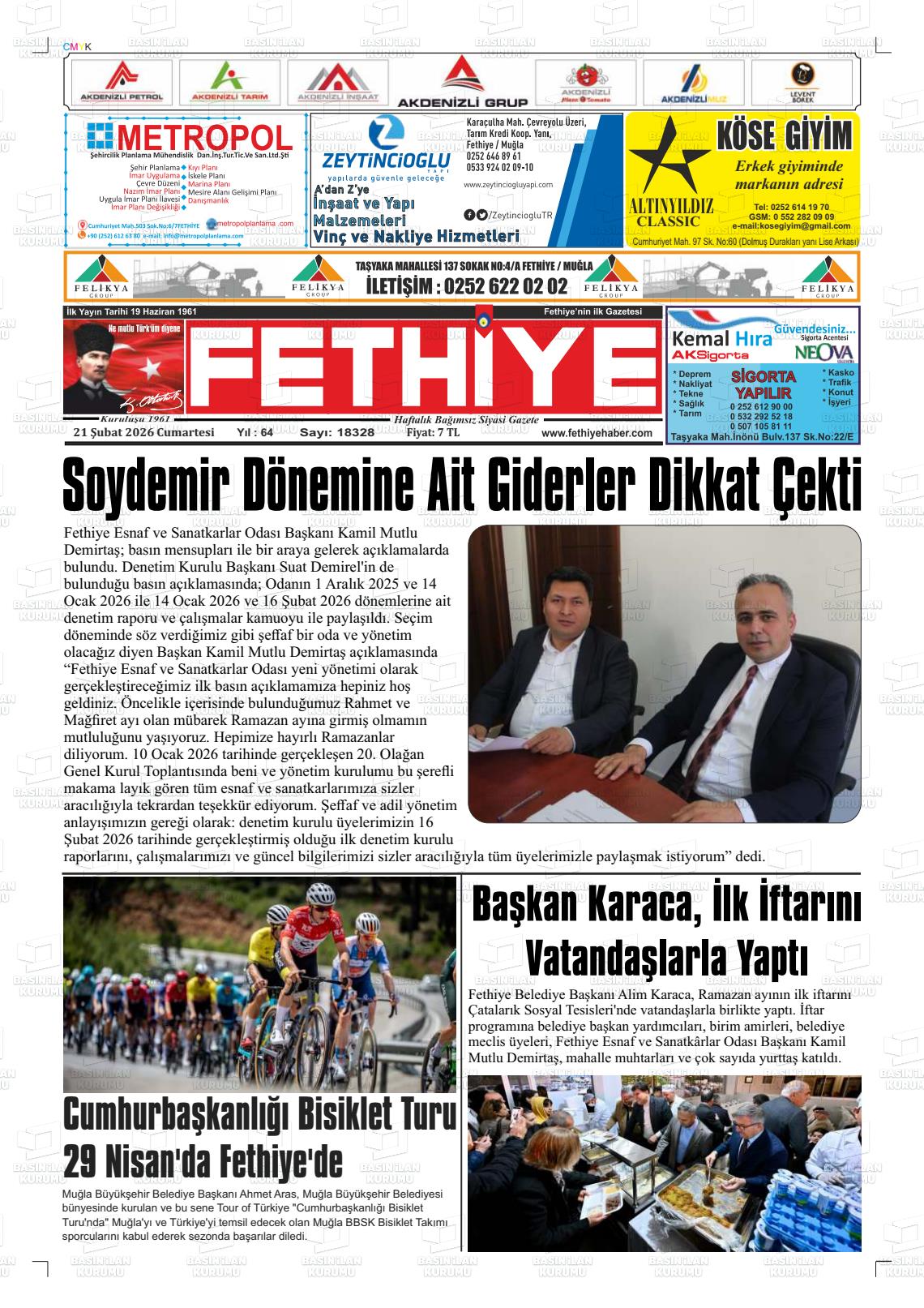 Mugla Fethiye 21.02.2026