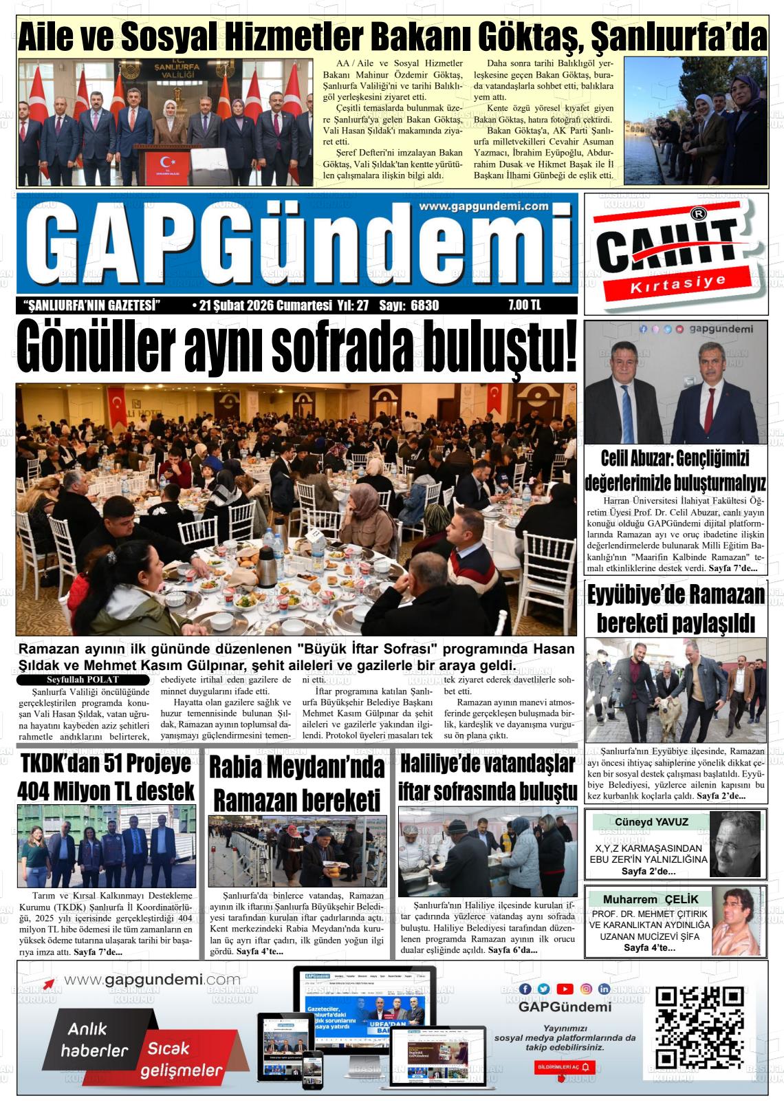 Sanliurfa Gapgundemi 21.02.2026