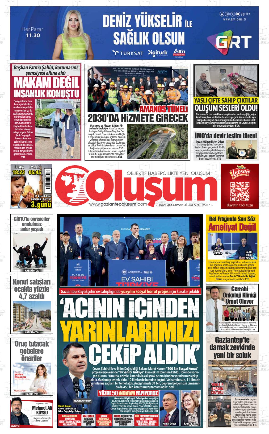 Gaziantep Olusum 21.02.2026