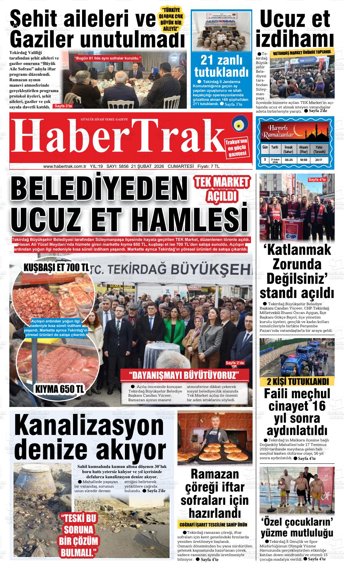 Tekirdag Habertrak 21.02.2026