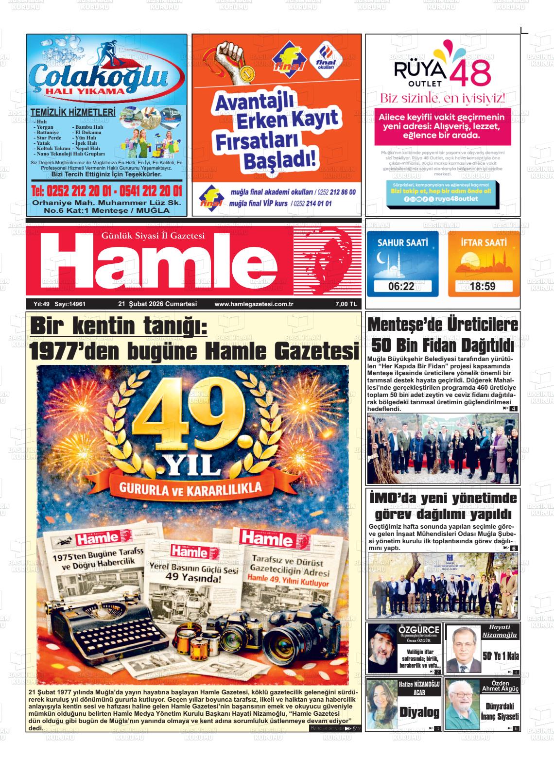 Mugla Hamle 21.02.2026