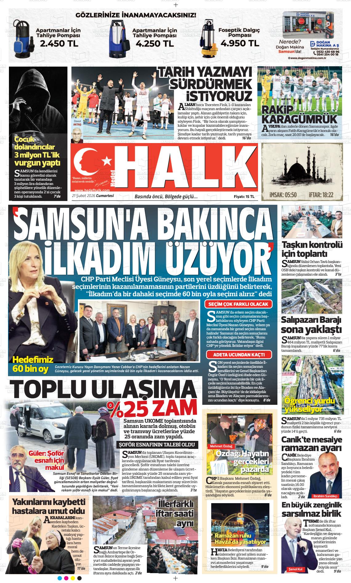 Samsun Hedefhalk 21.02.2026