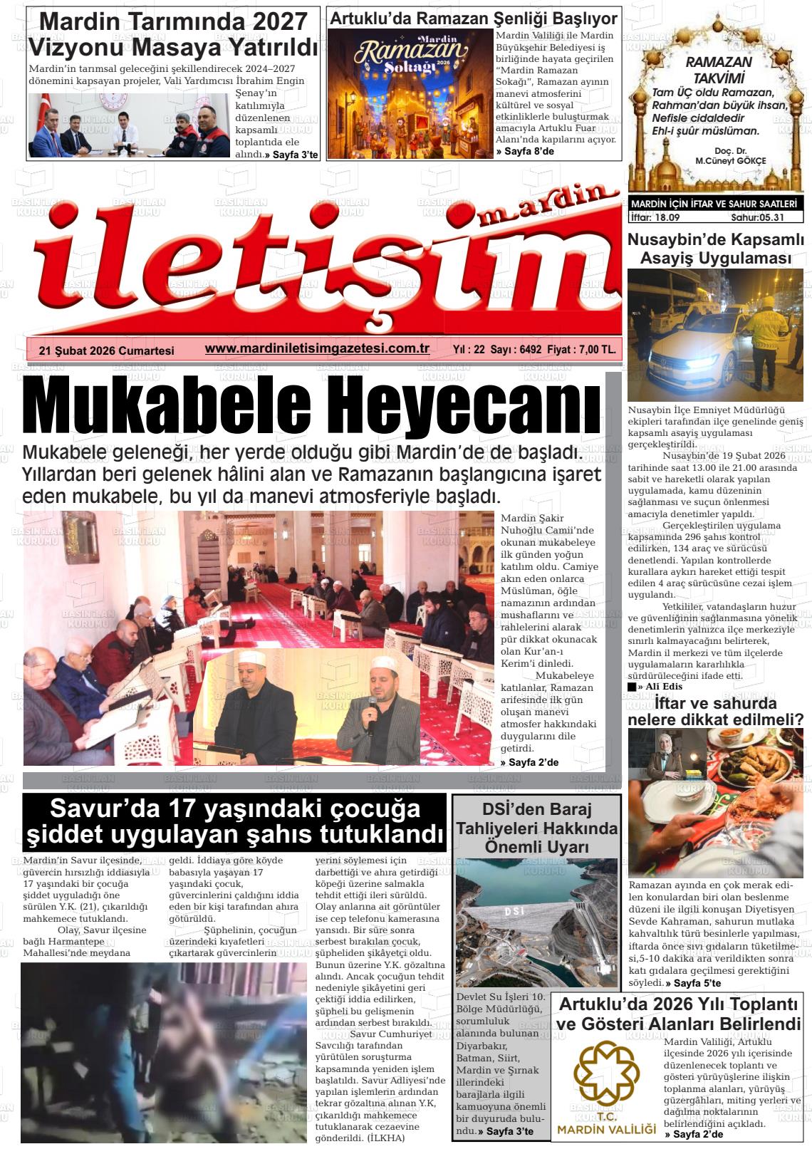 Mardin Iletisim 21.02.2026