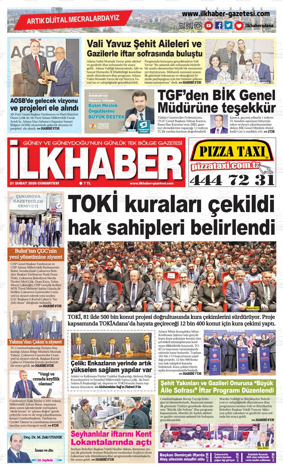 Adana Ilkhaber 21.02.2026