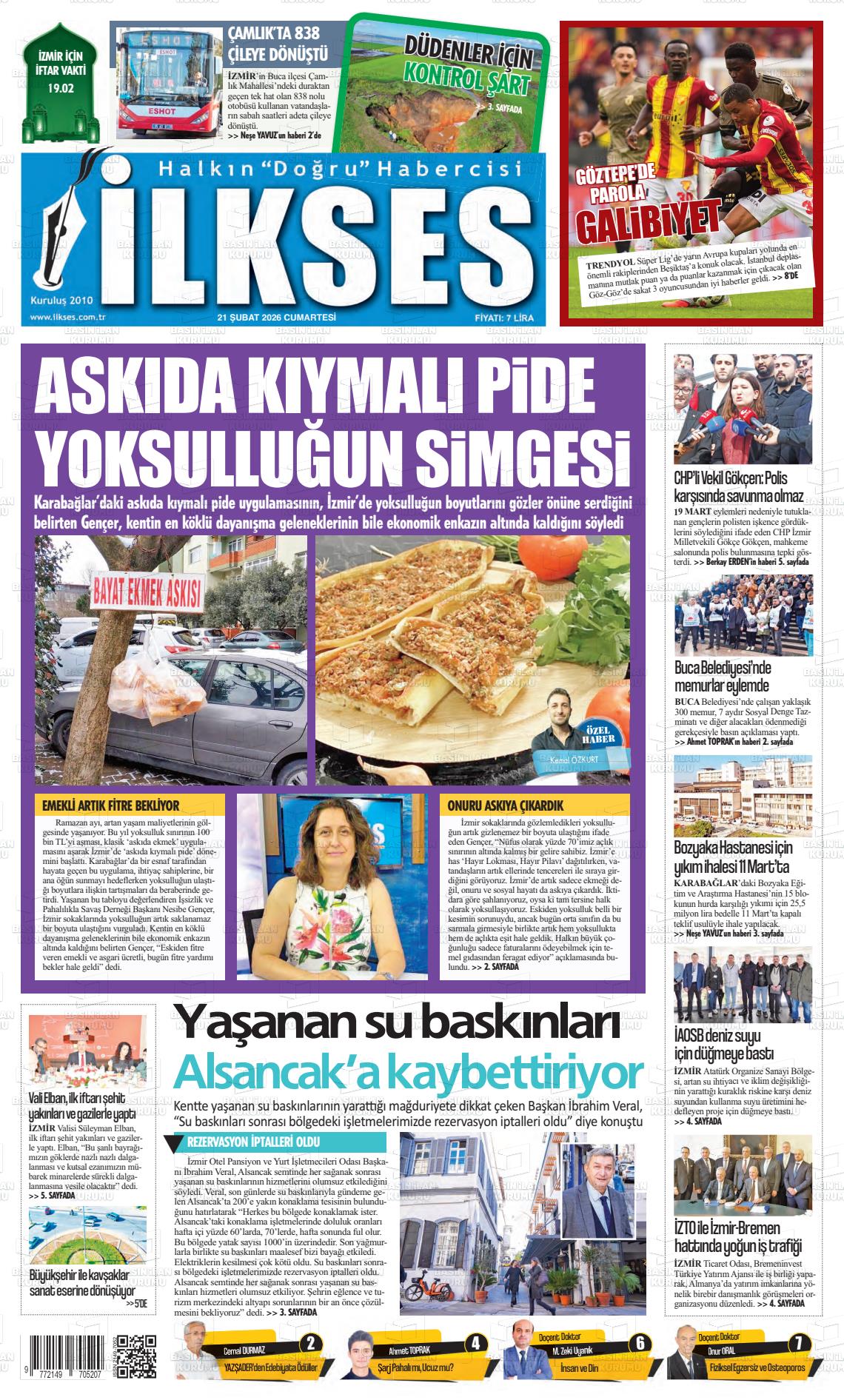 Izmir Ilkses 21.02.2026