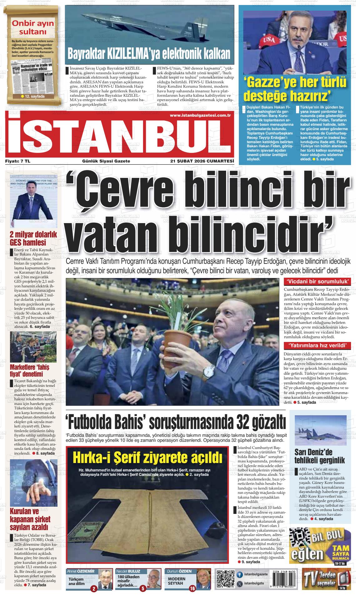 Istanbul 21.02.2026