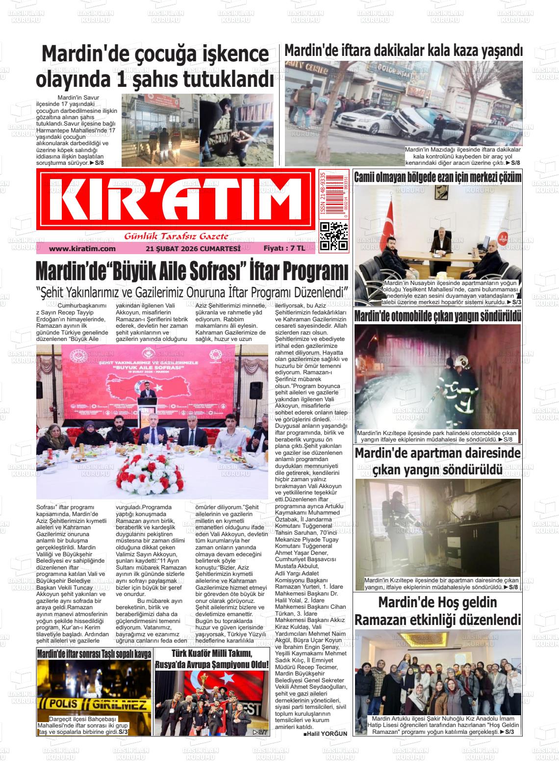 Mardin Kiratim 21.02.2026