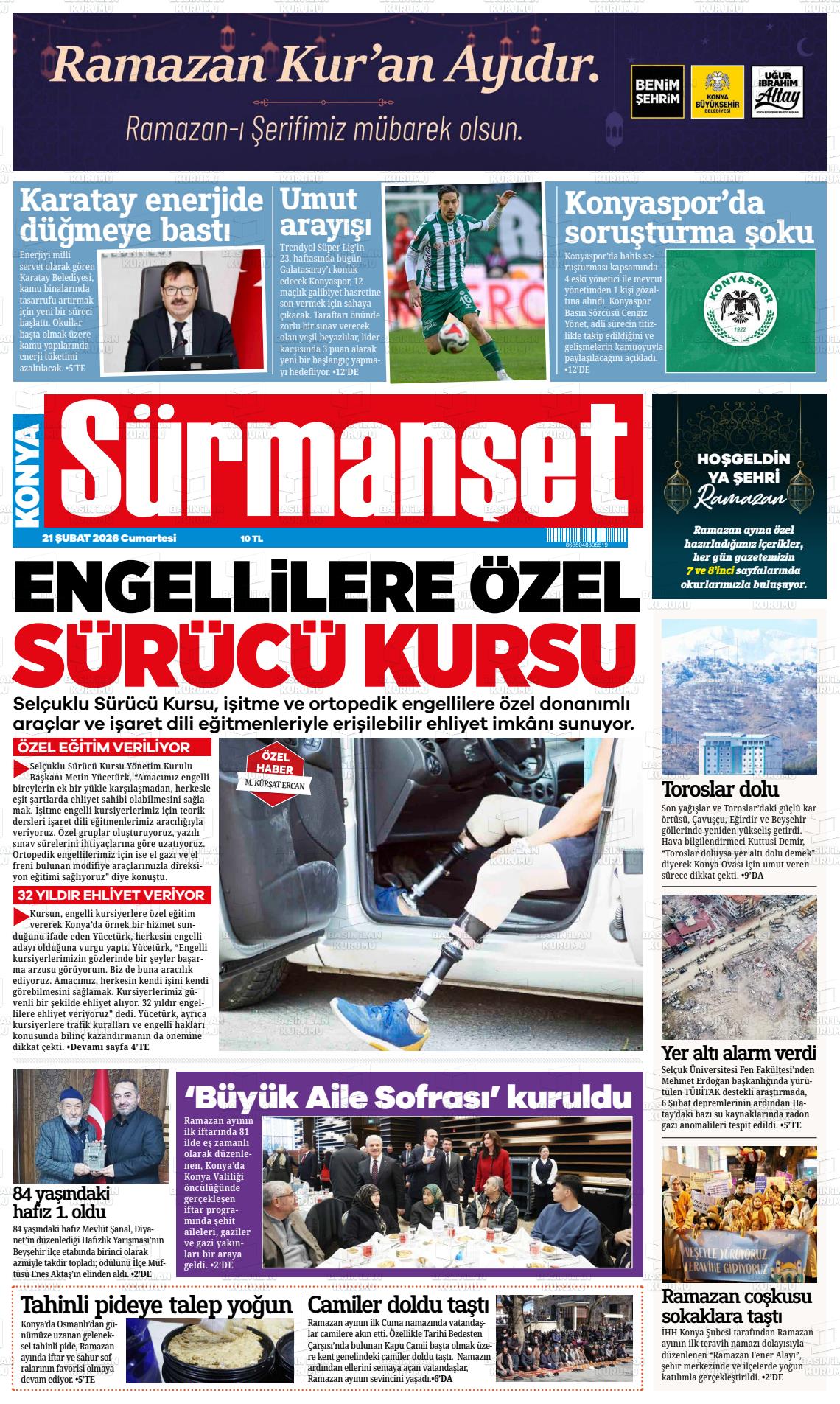 Konya Ninsesi 21.02.2026