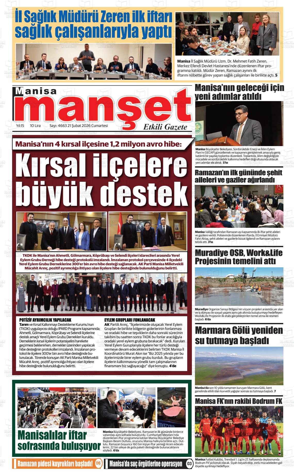 Manisa Manset 21.02.2026