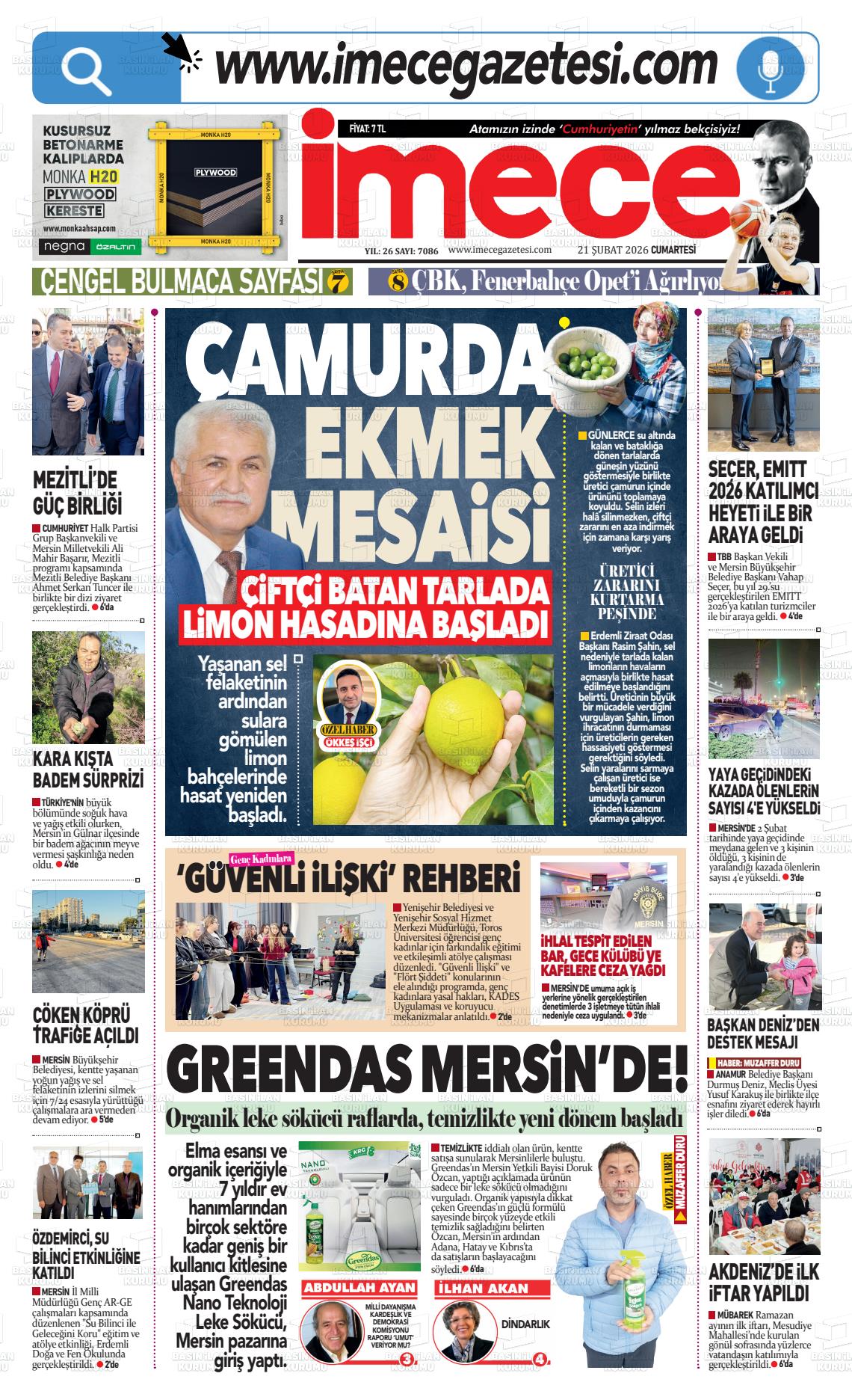 Mersin Imece 21.02.2026