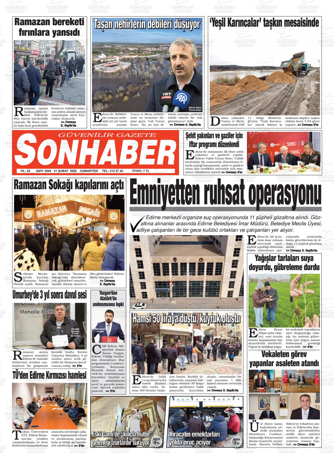 Eskisehir Sonhaber 21.02.2026