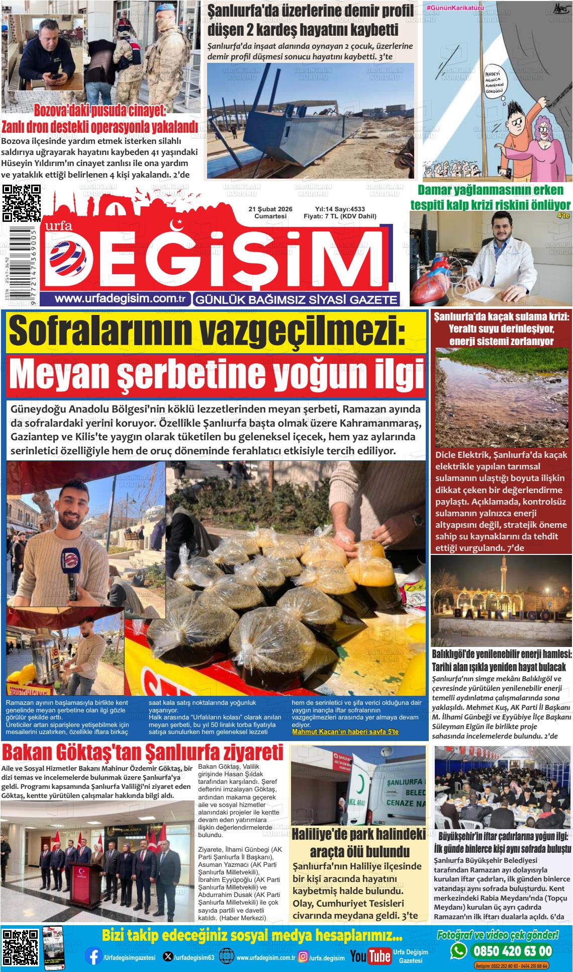 Sanliurfa Urfastar 21.02.2026