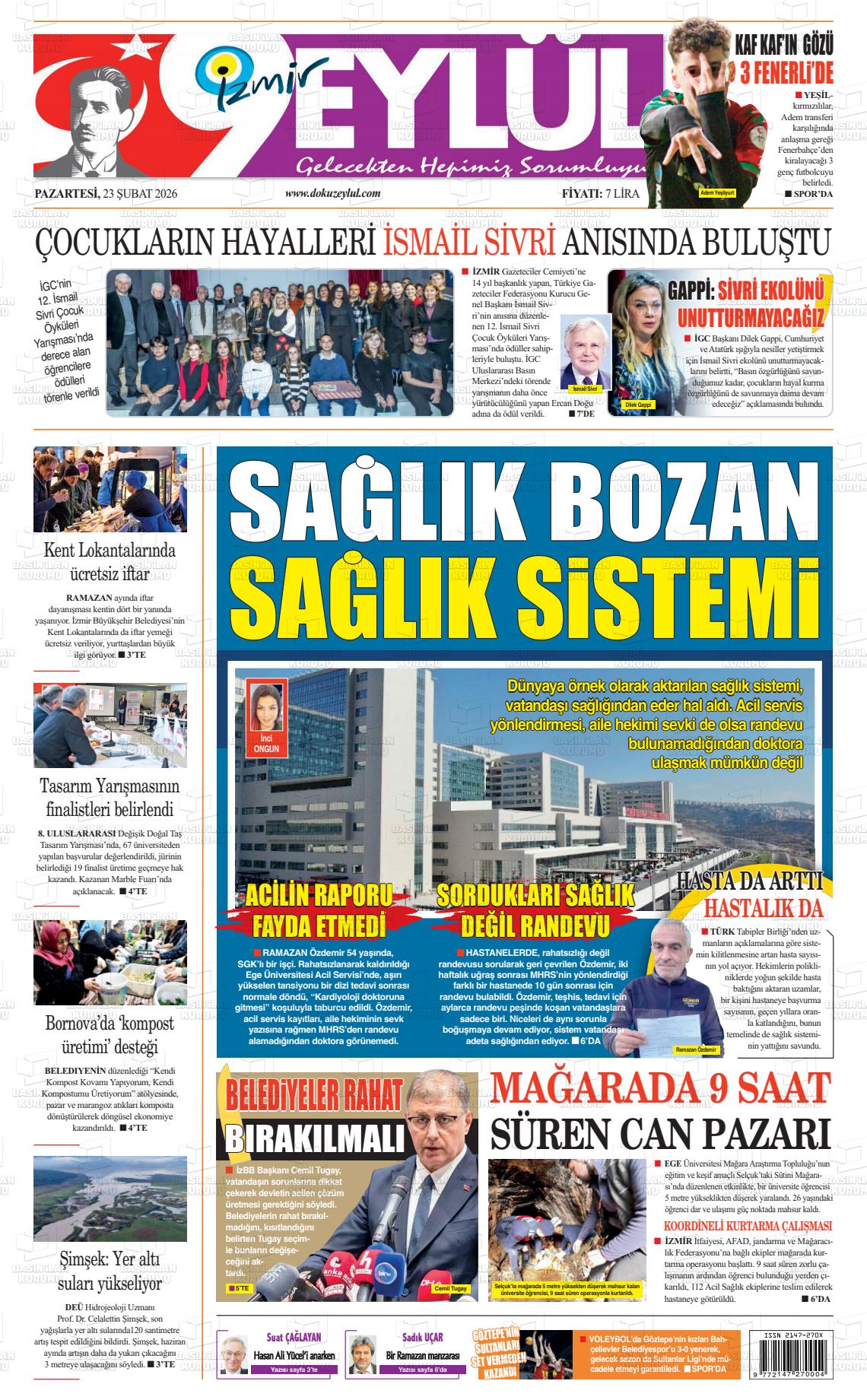 Izmir 9 Eylul 23.02.2026