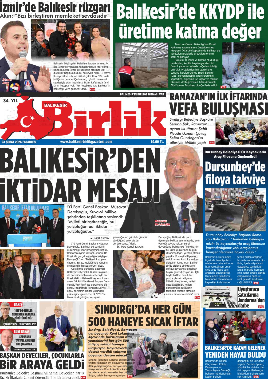 Balikesir Birlik 23.02.2026