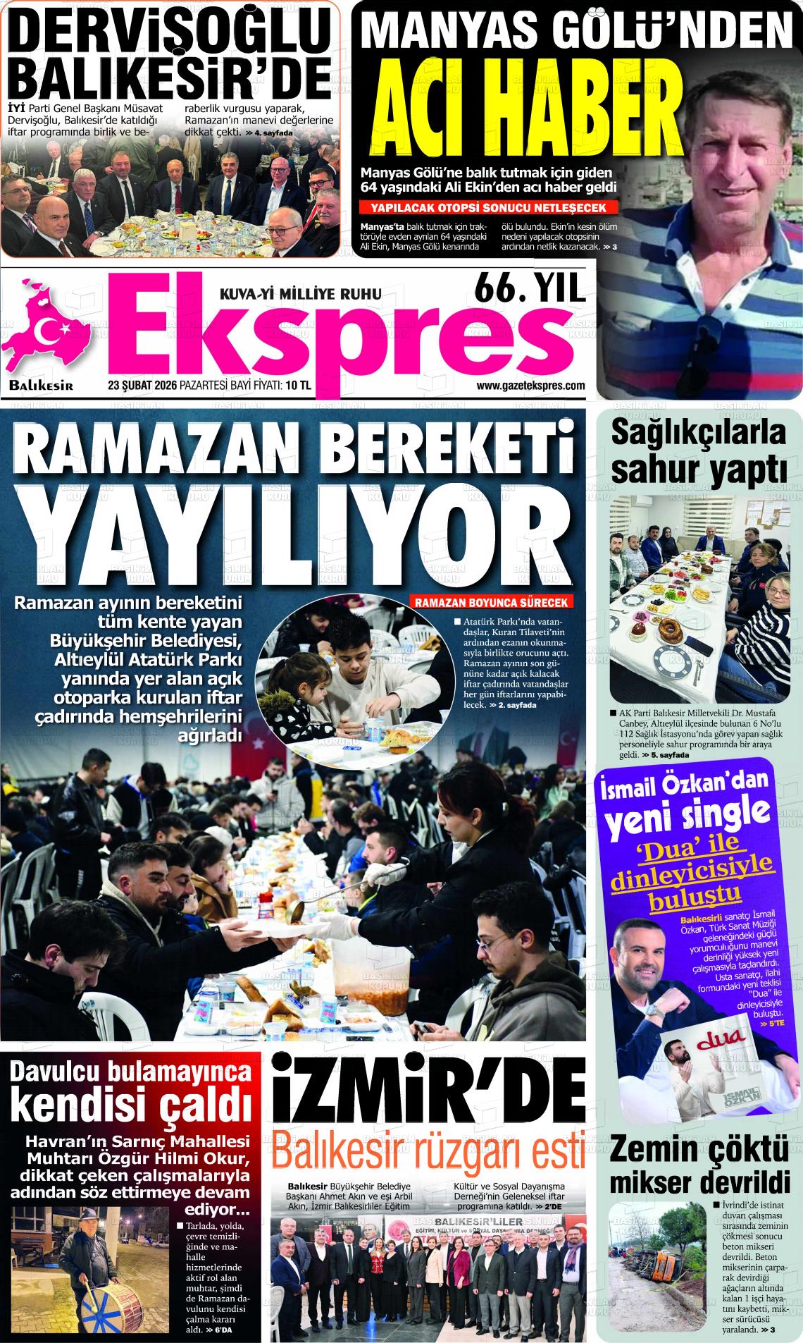 Balikesir Ekspres 23.02.2026
