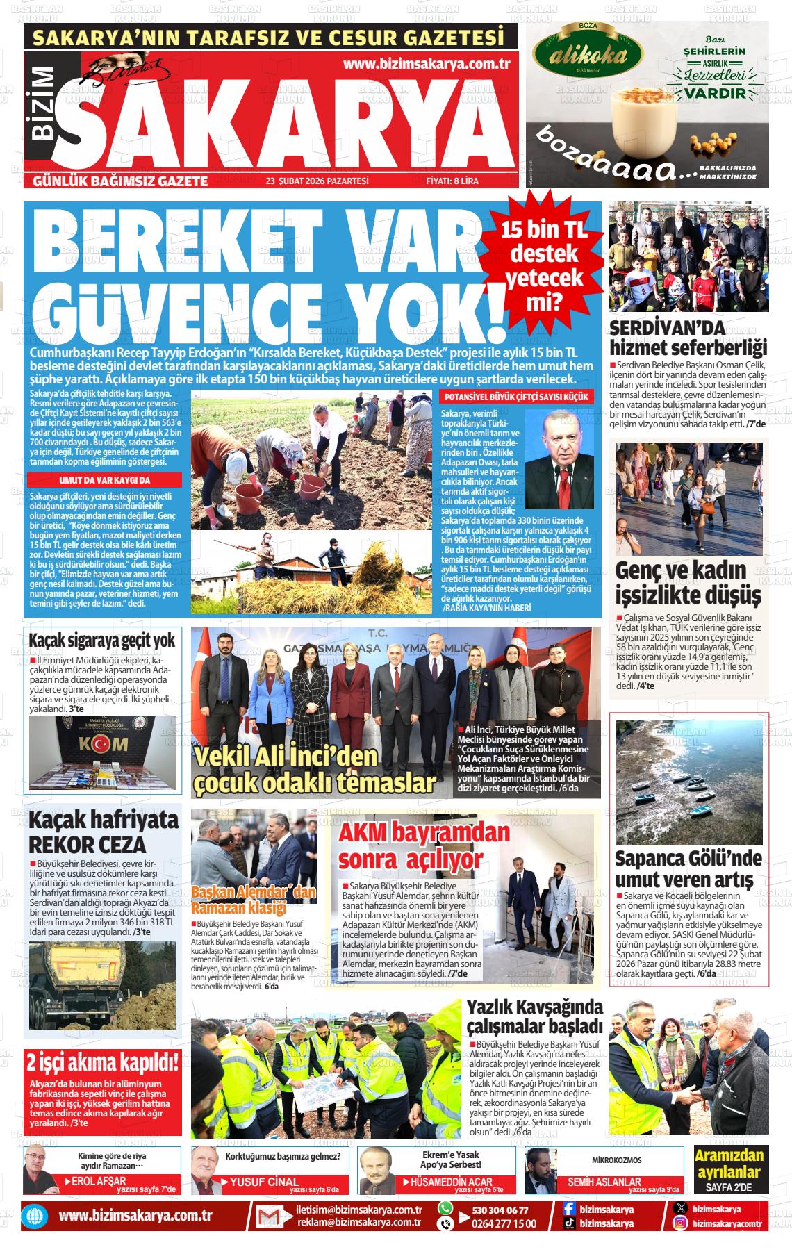 Sakarya Bizim 23.02.2026
