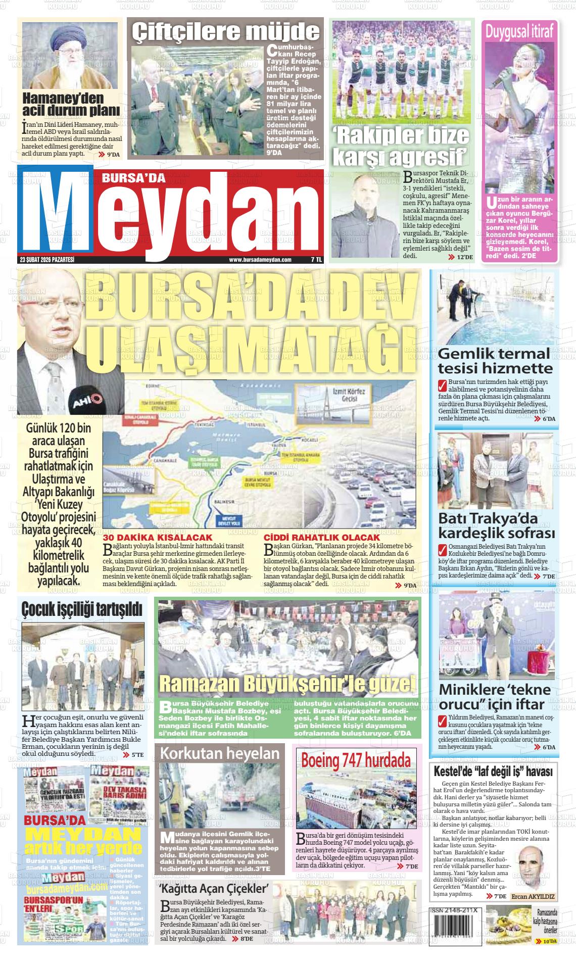 Bursa Dameydan 23.02.2026