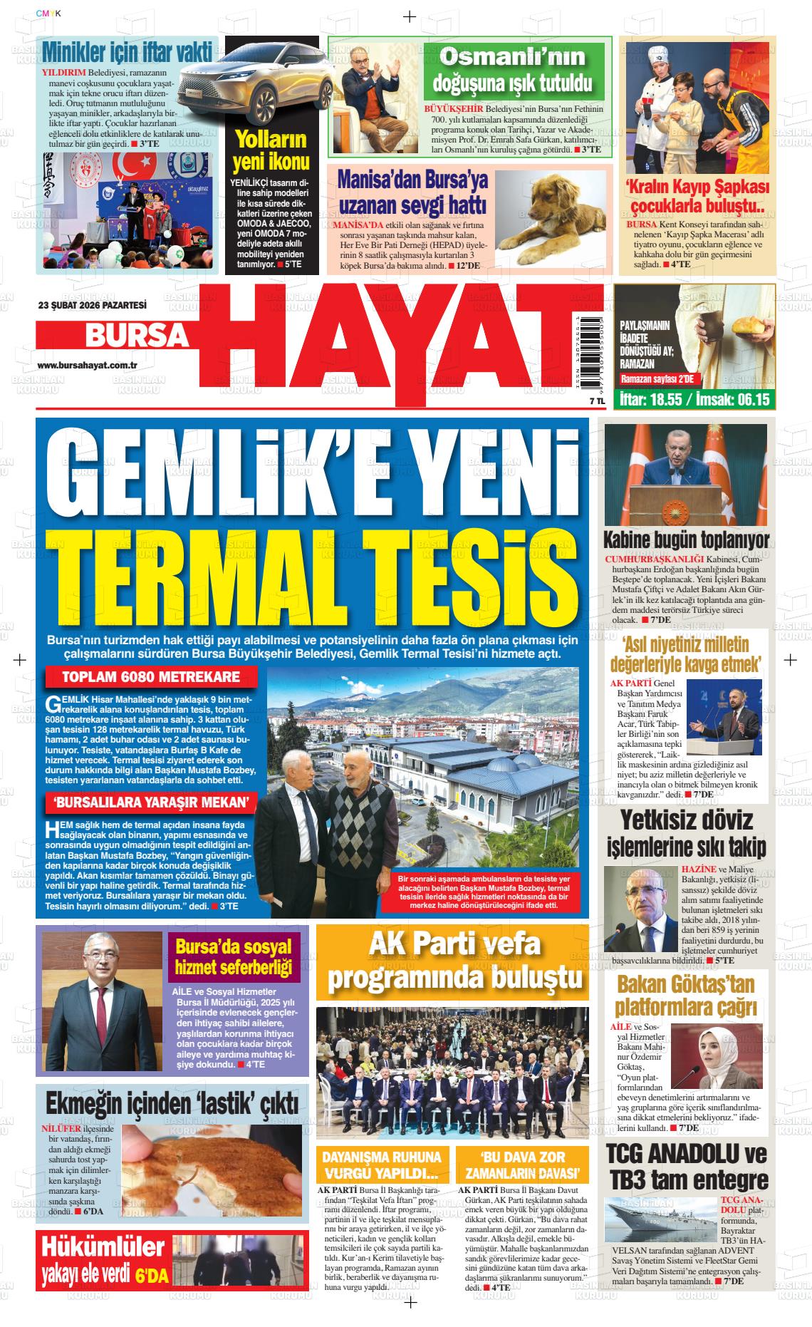 Bursa Hayat 23.02.2026