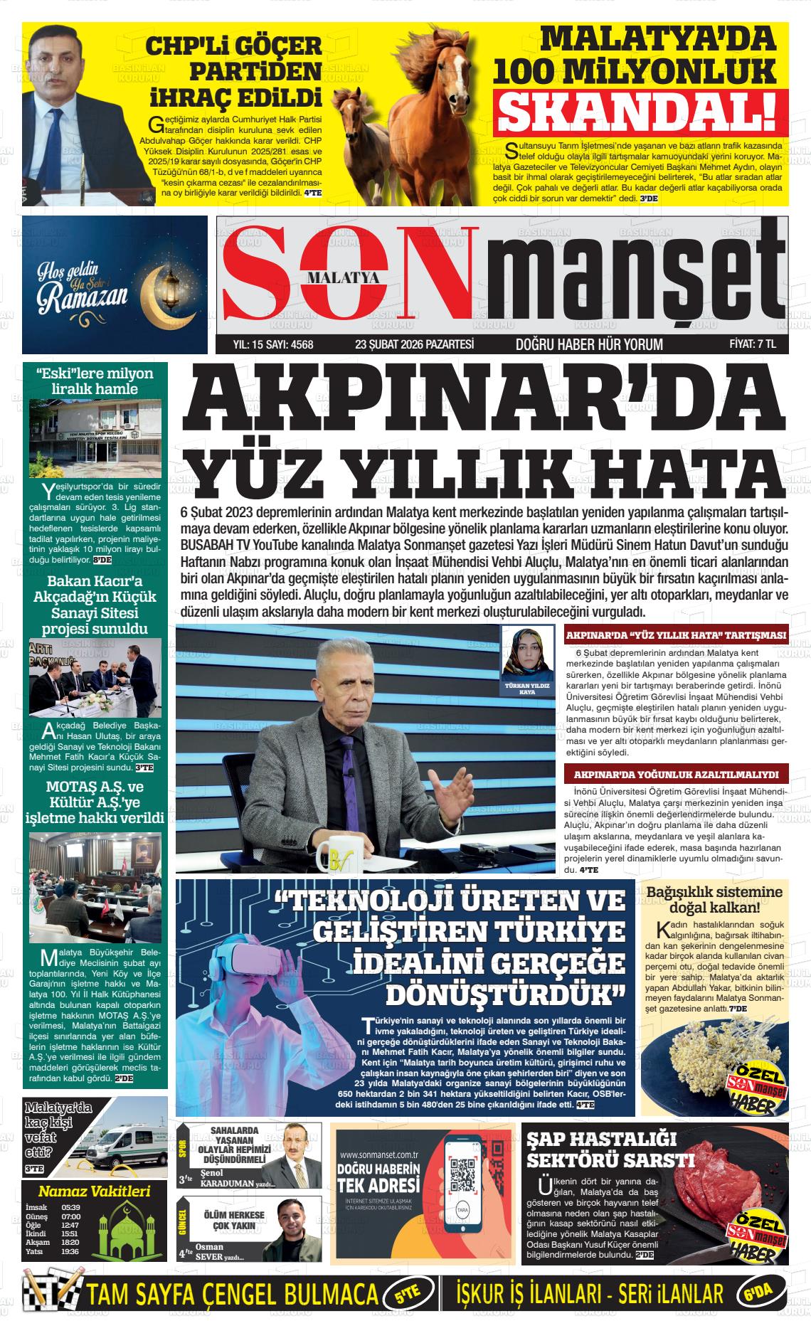 Malatya Busabah 23.02.2026