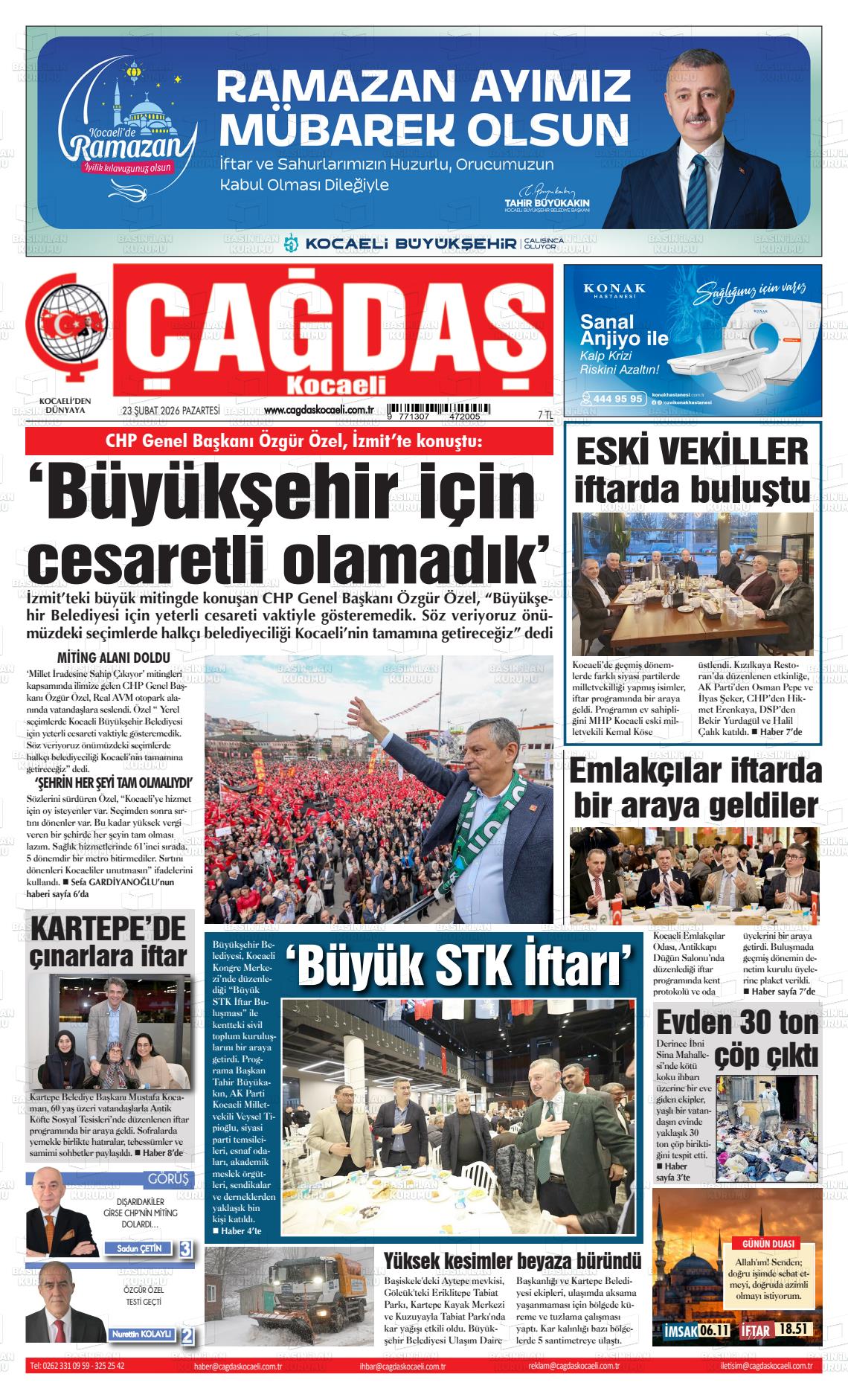 Kocaeli Cagdas 23.02.2026
