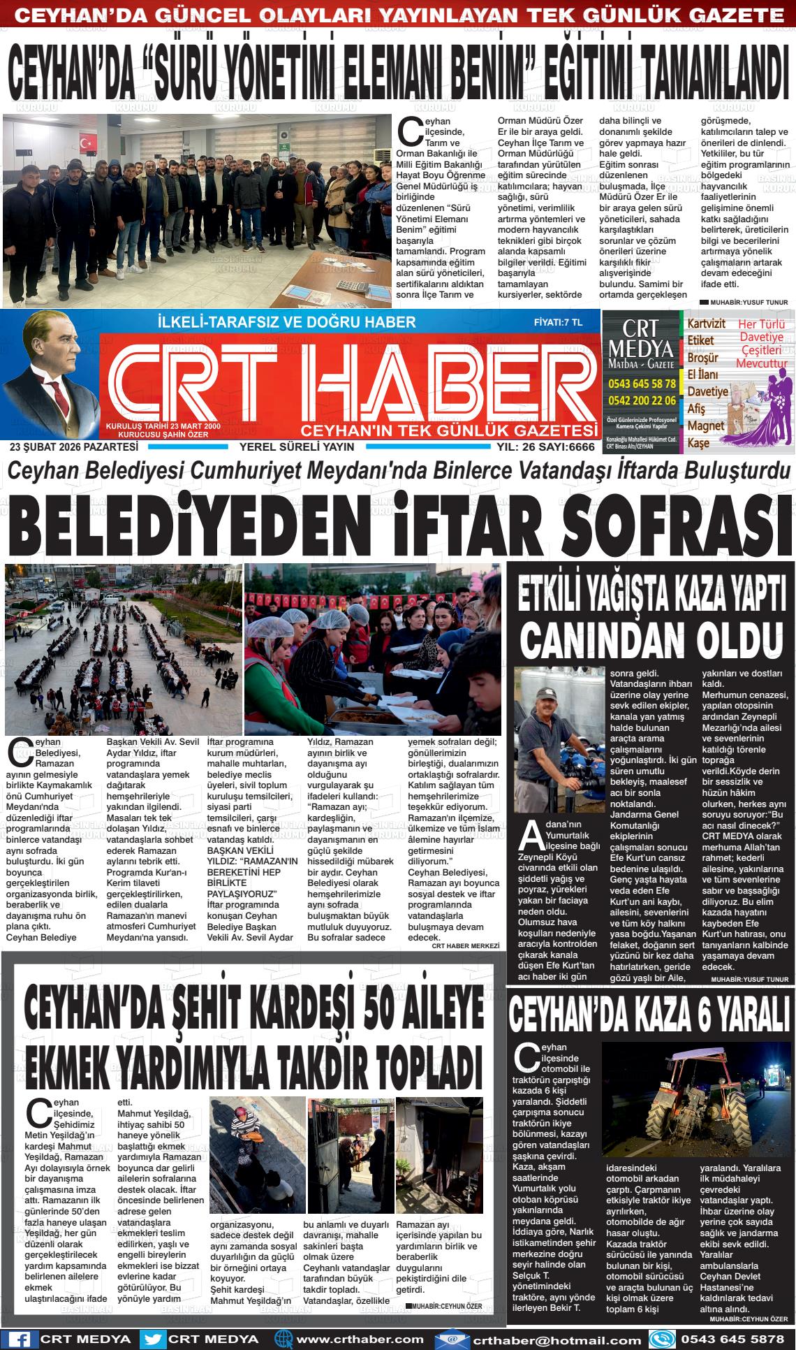 Adana Crthaber 23.02.2026