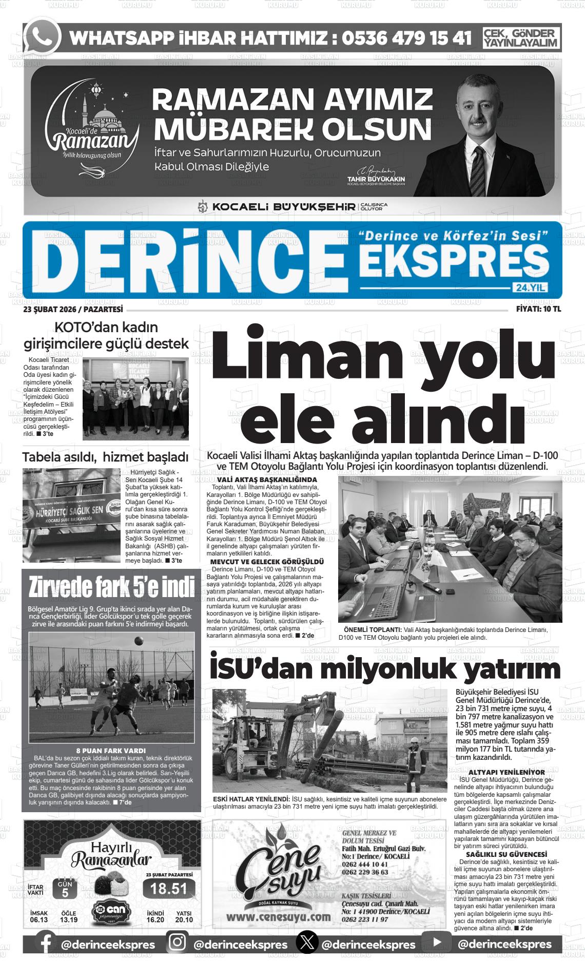 Kocaeli Derinceekspres 23.02.2026