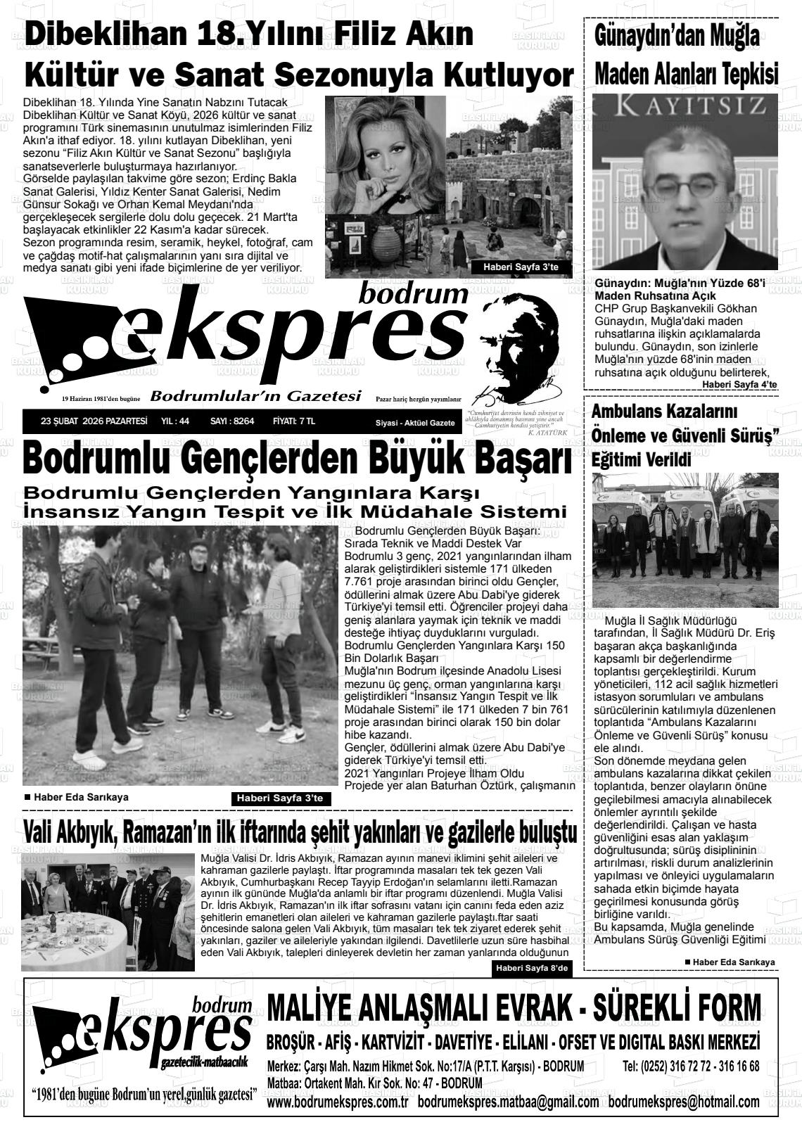 Mugla Ekspresbodrum 23.02.2026