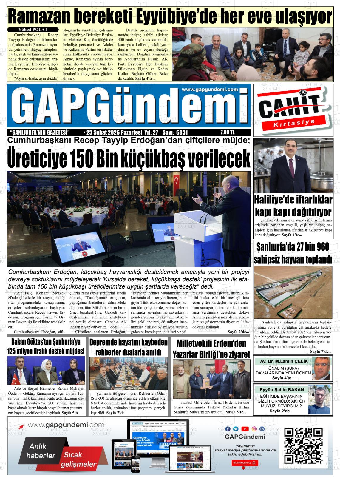 Sanliurfa Gapgundemi 23.02.2026