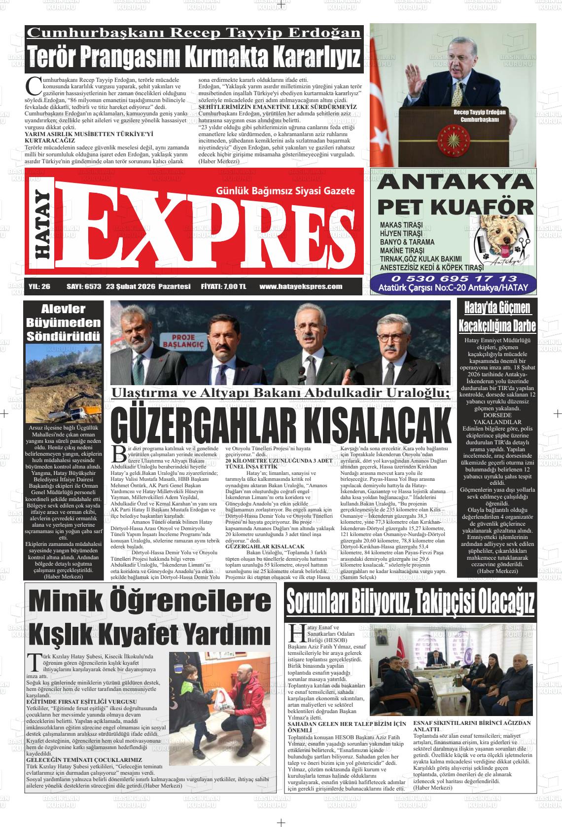 Hatay Expres 23.02.2026