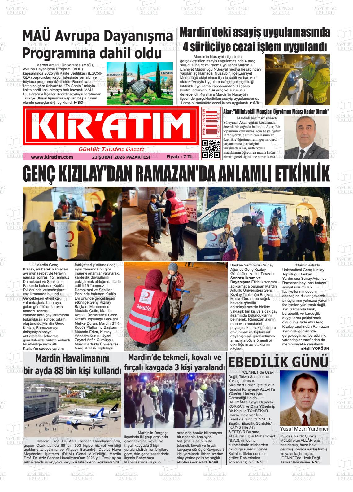 Mardin Kiratim 23.02.2026