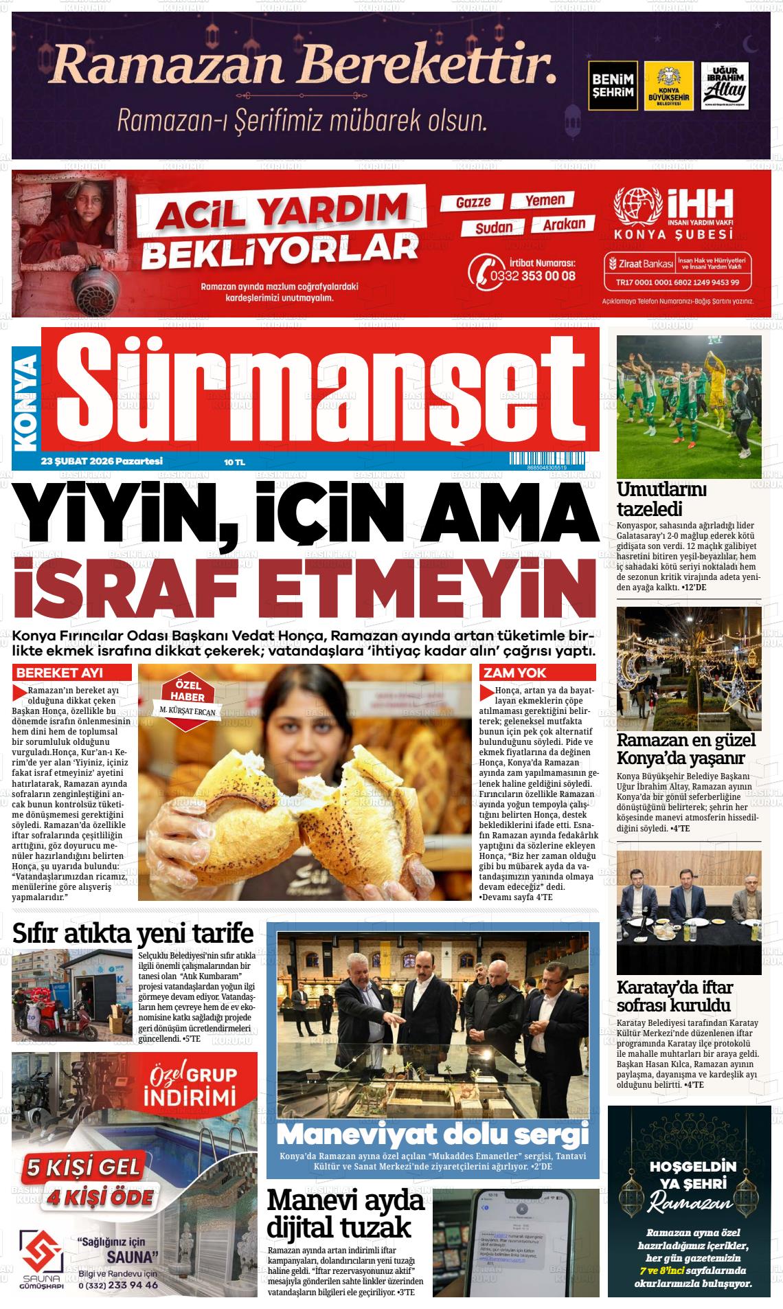 Konya Ninsesi 23.02.2026