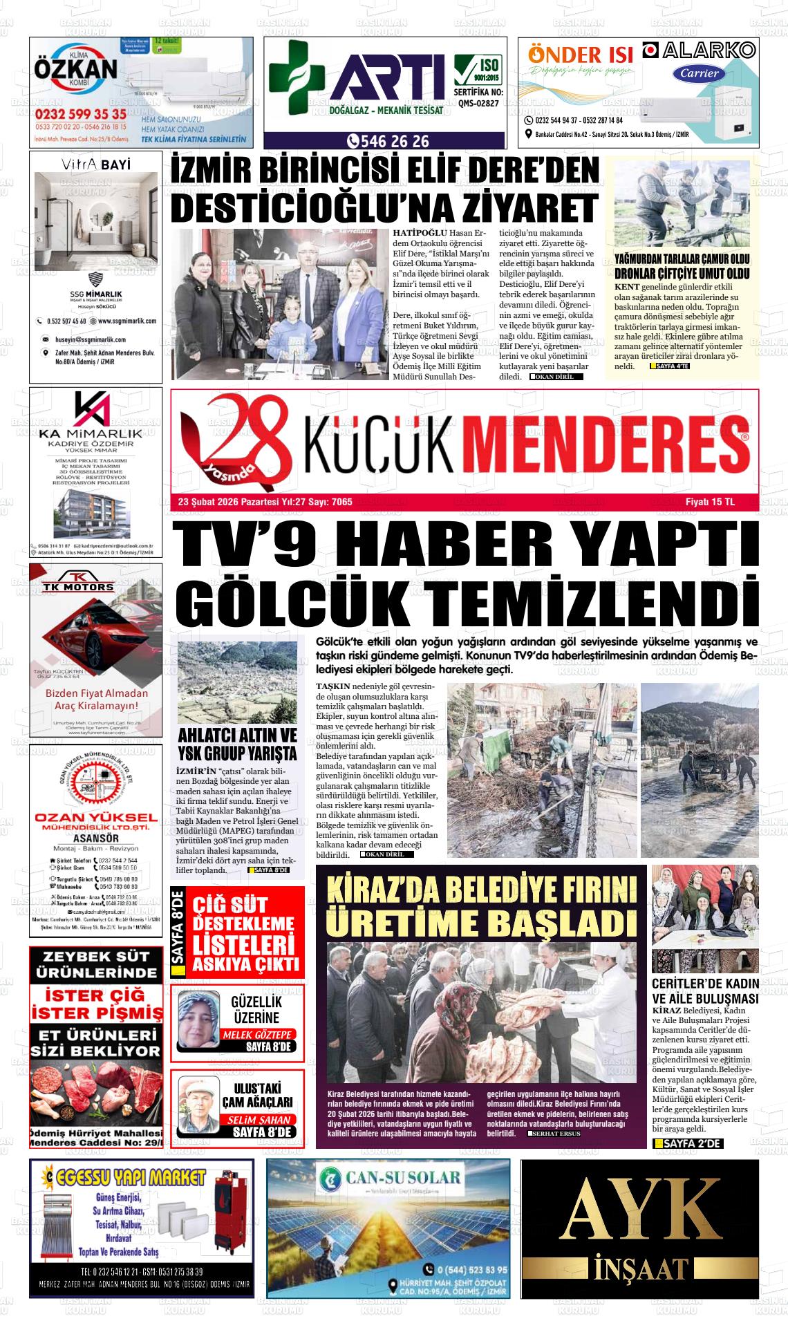 Izmir Kucukmenderes 23.02.2026