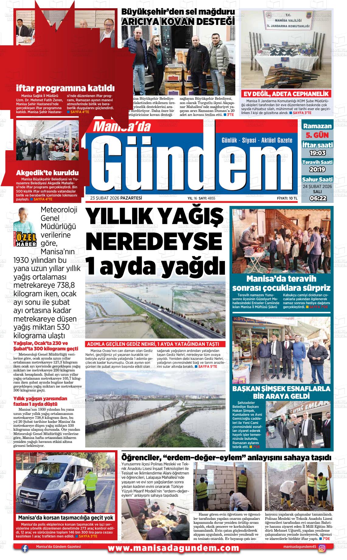 Manisa Dagundem 23.02.2026