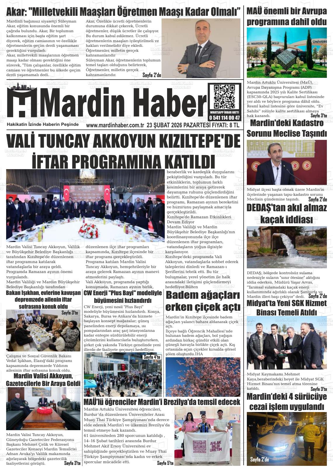 Mardin Haber 23.02.2026