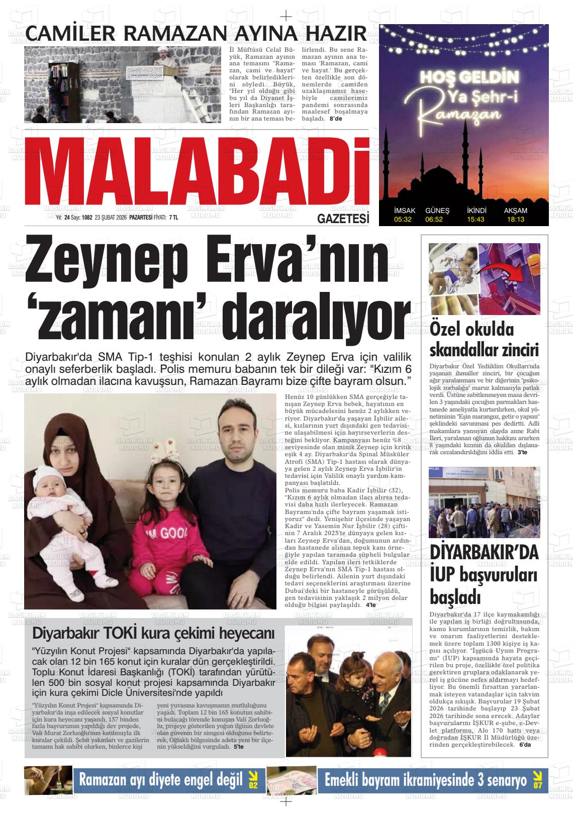 Diyarbakir Mezopotamya 23.02.2026