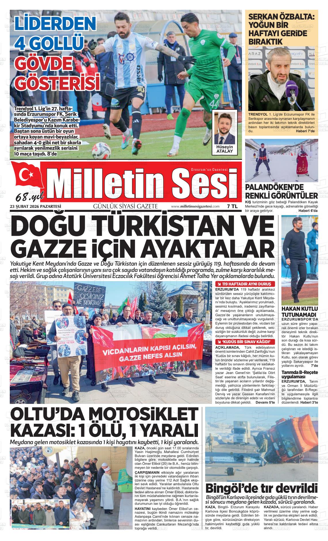 Erzurum Milletinsesi 23.02.2026