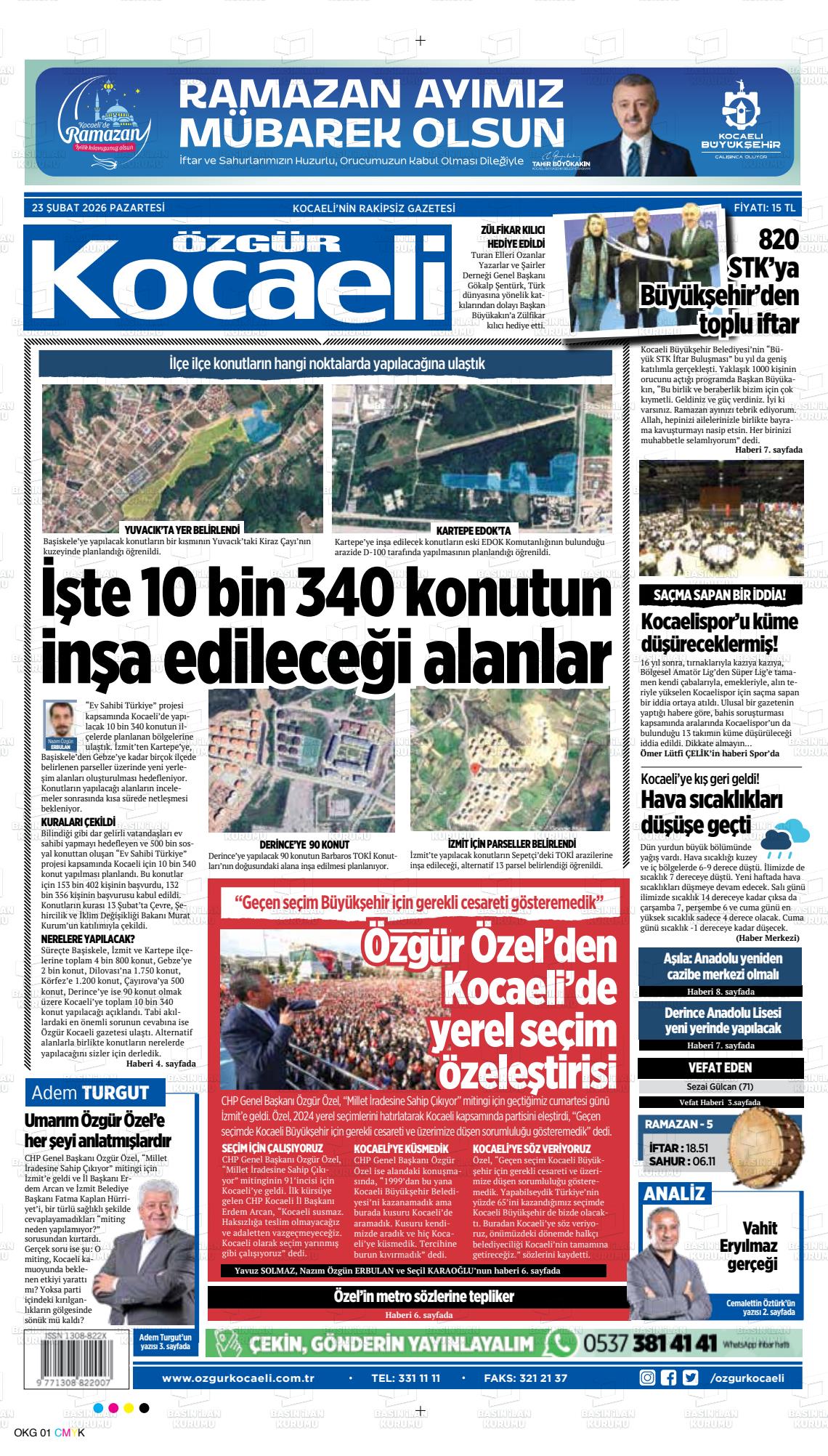 Kocaeli Ozgur 23.02.2026