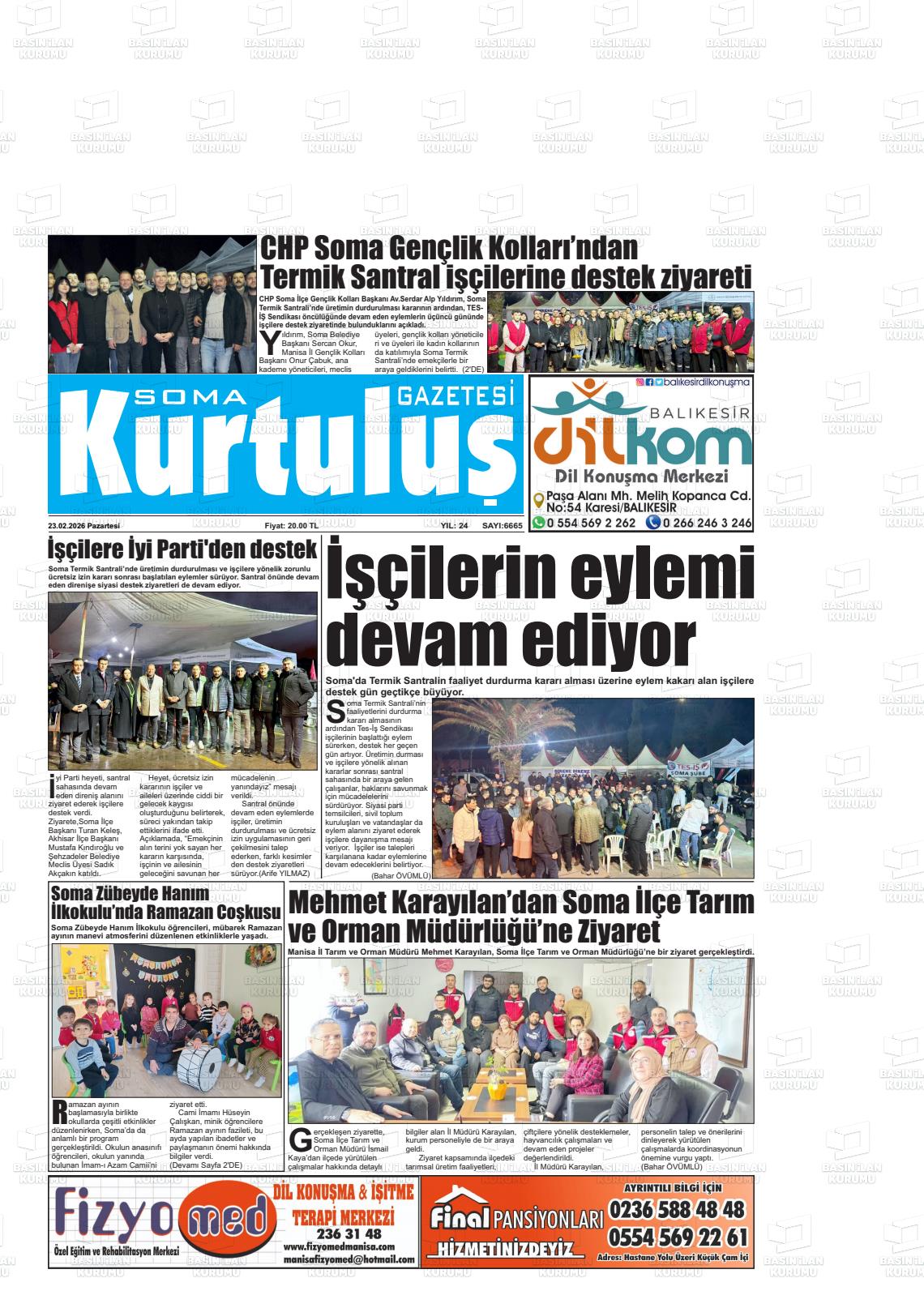 Manisa Somagundem 23.02.2026