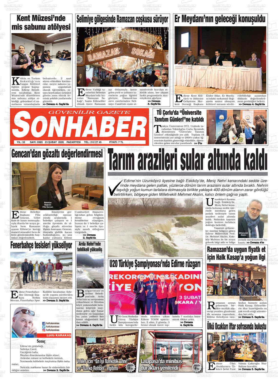 Eskisehir Sonhaber 23.02.2026