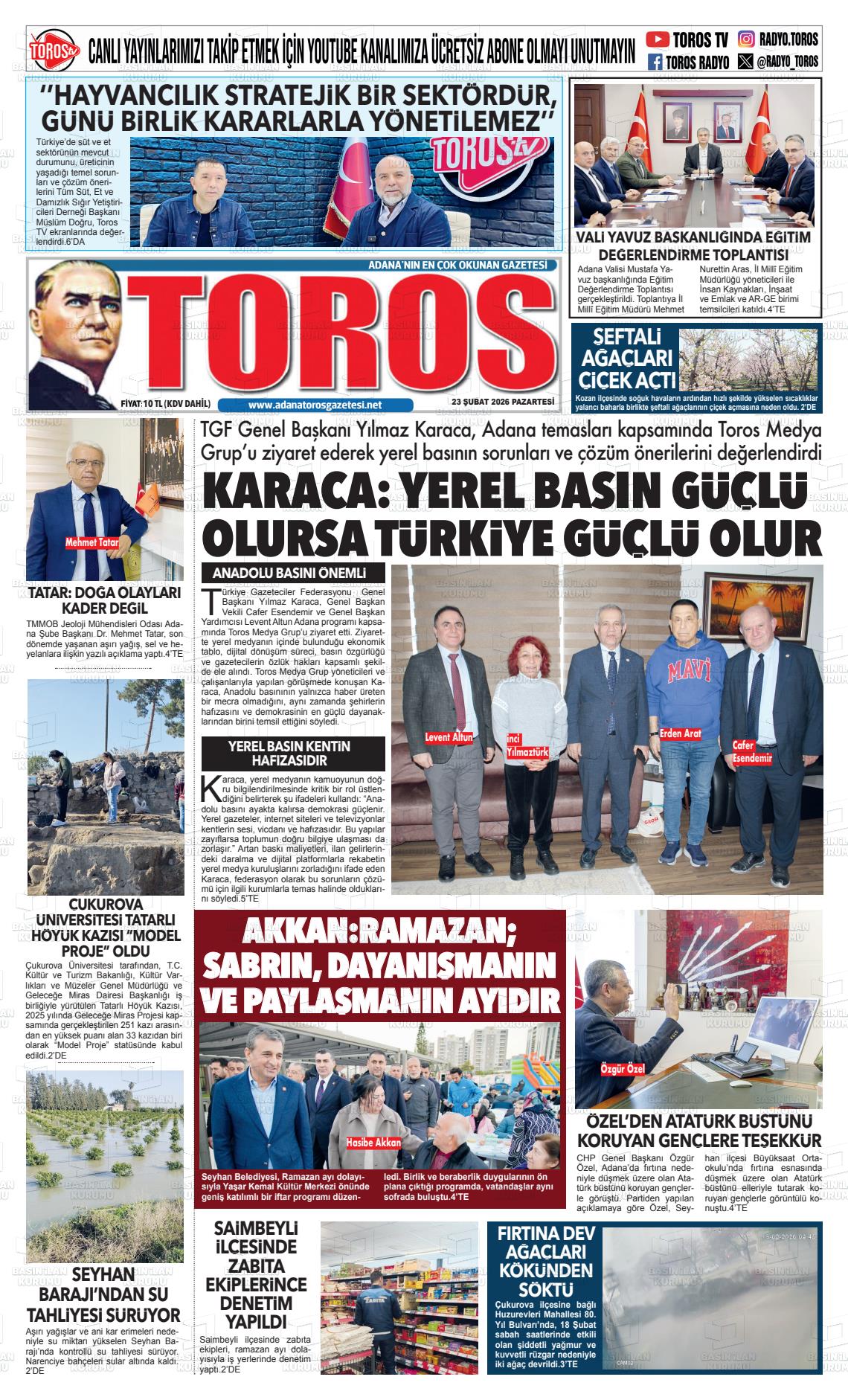 Antalya Toros 23.02.2026