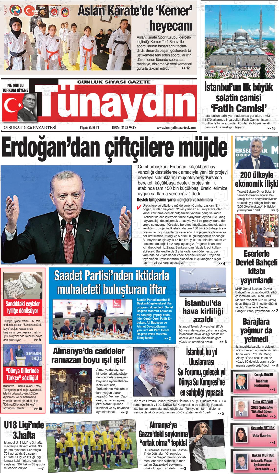 Istanbul Tunaydin 23.02.2026