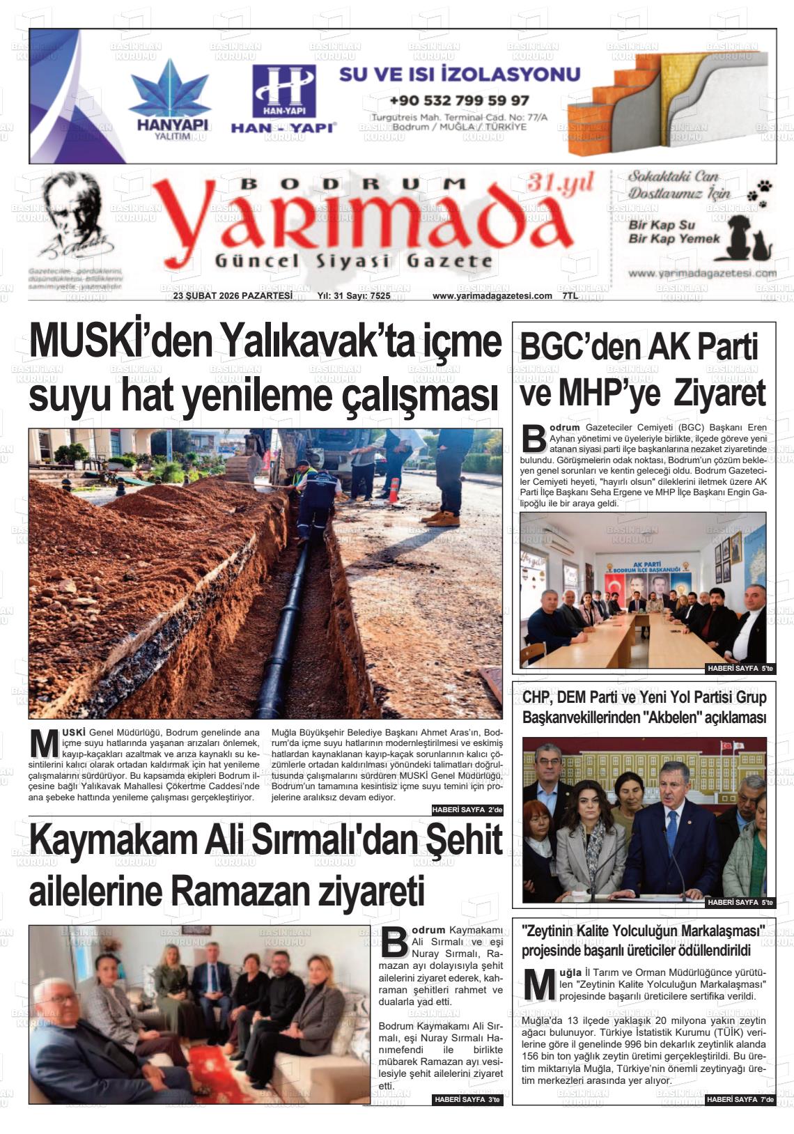 Mugla Yarimada 23.02.2026