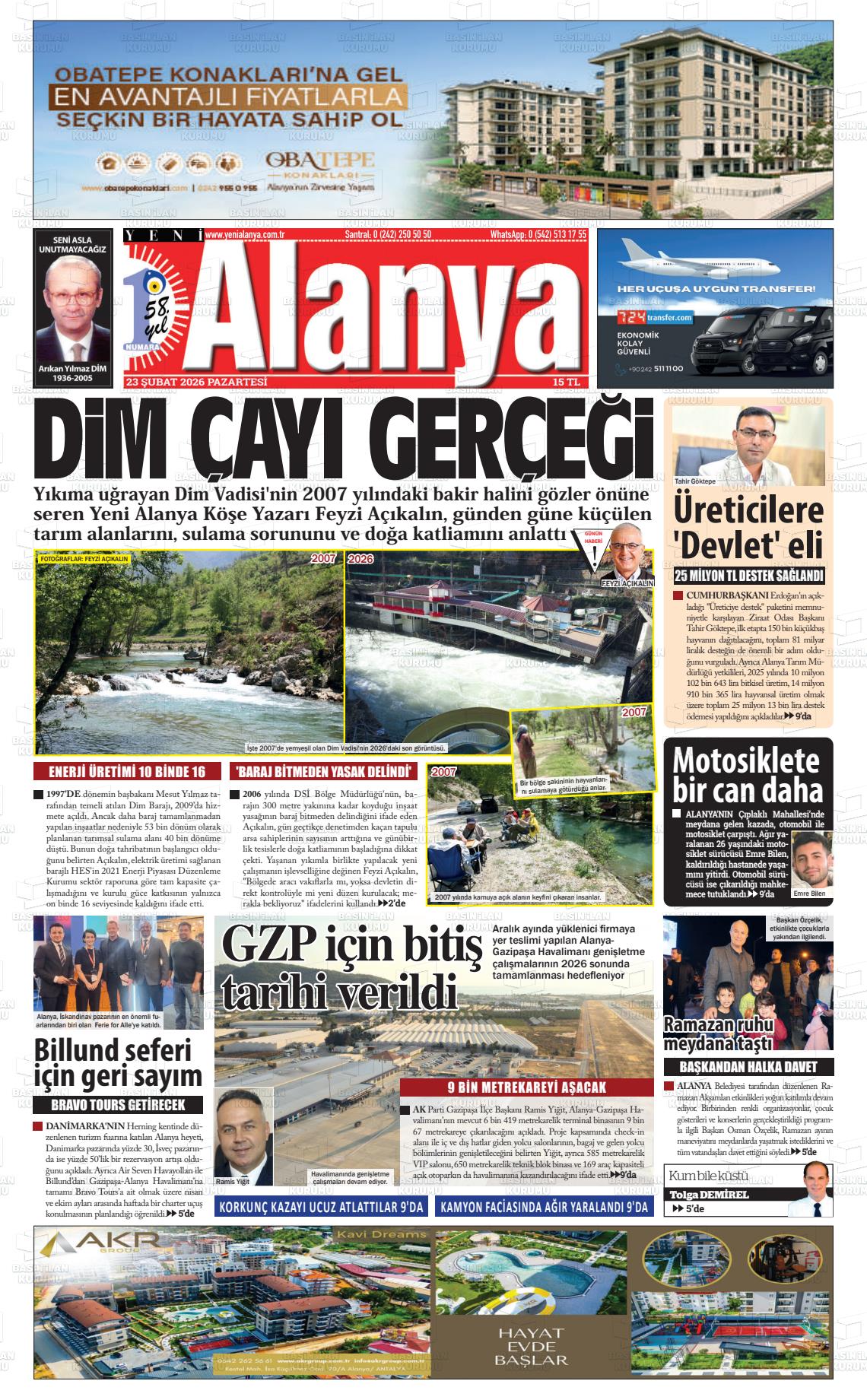 Antalya Yenialanya 23.02.2026