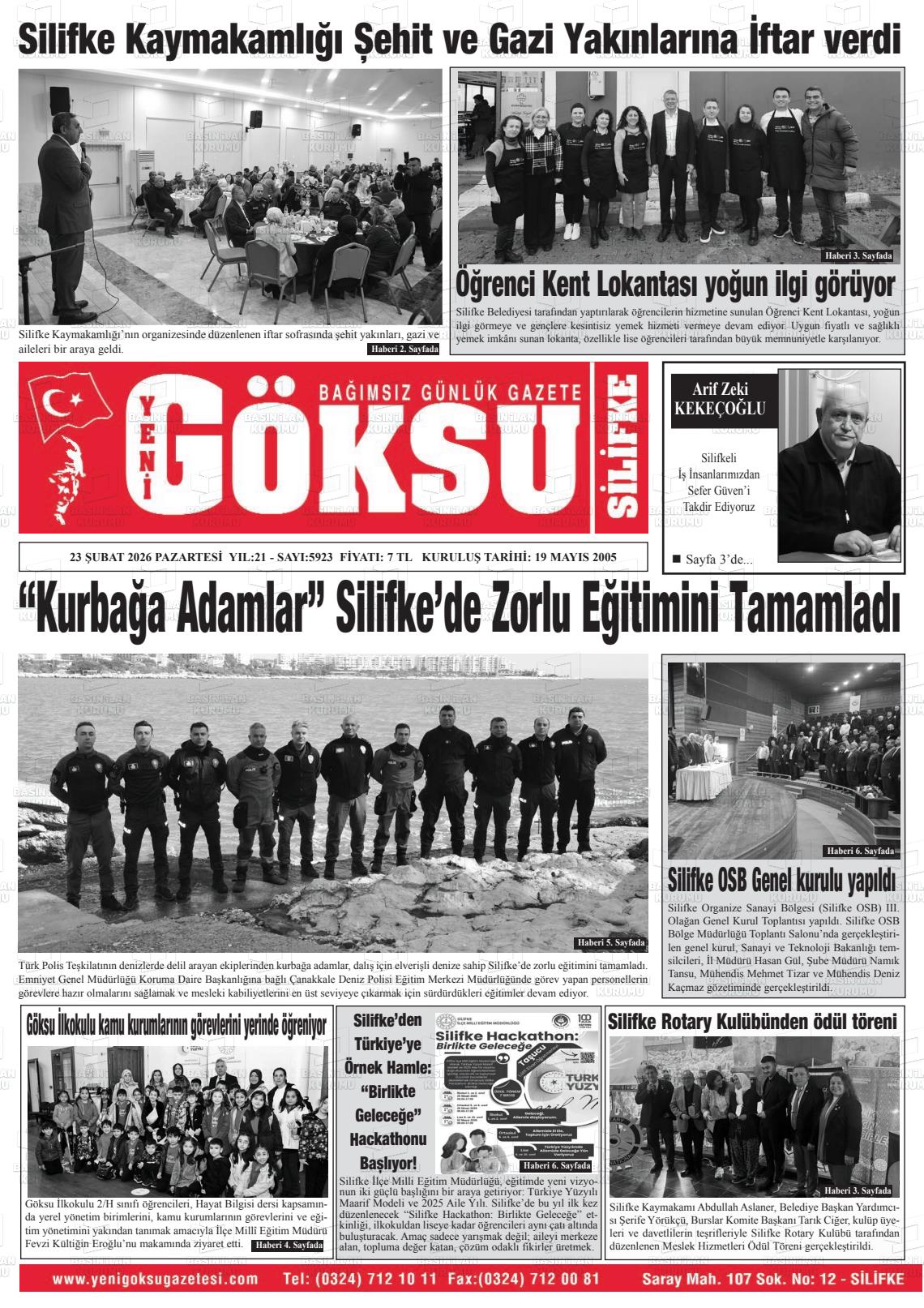 Mersin Yenigoksu 23.02.2026