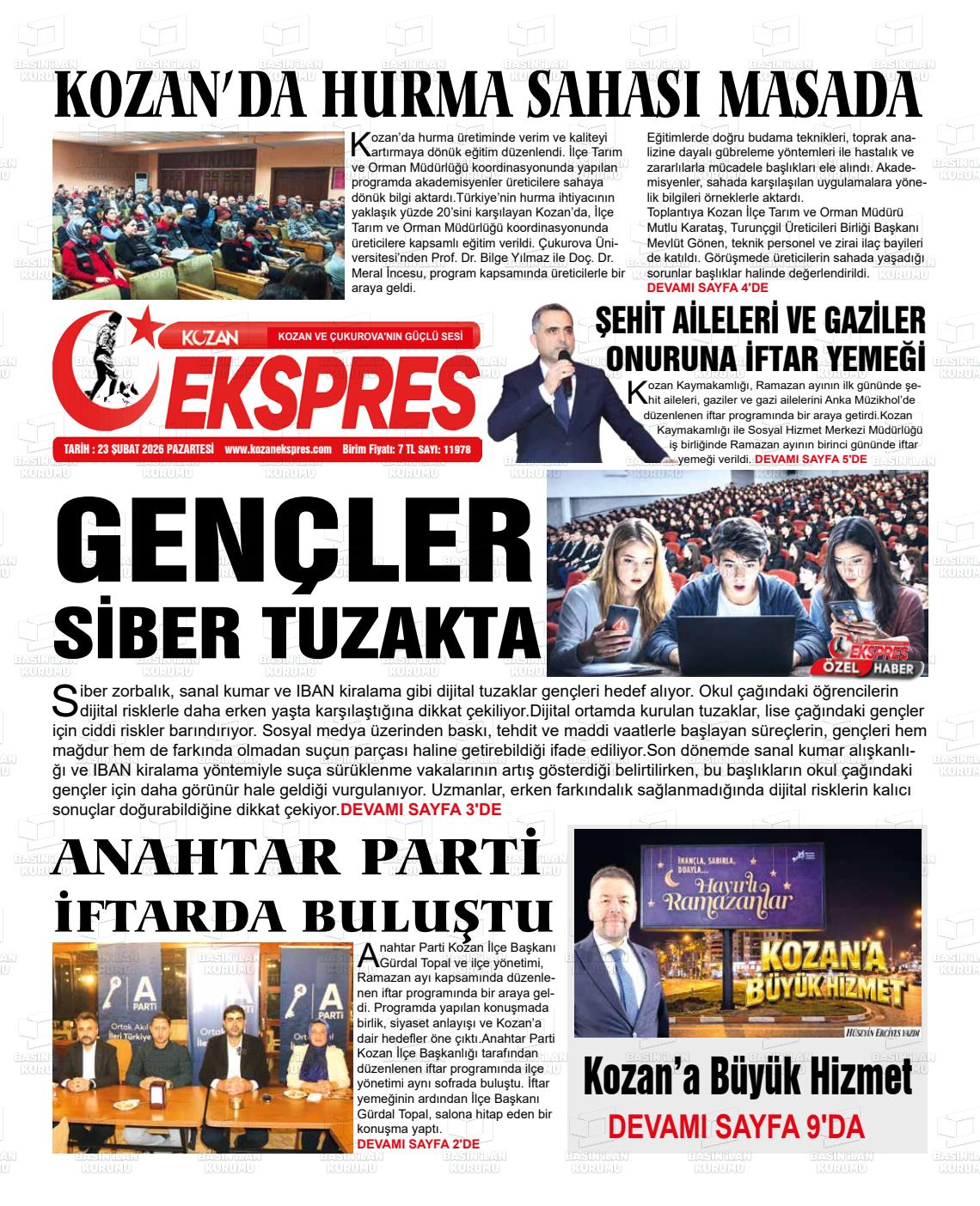 Adana Yenihursoz 23.02.2026