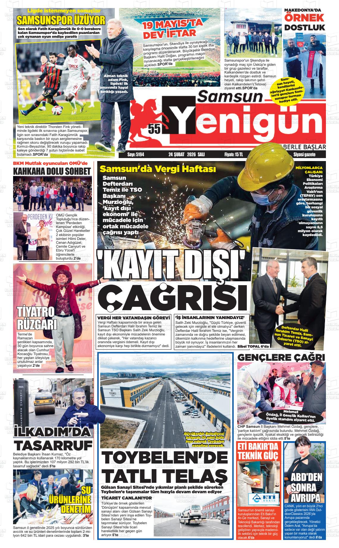 Samsun 55 Yenigun 24.02.2026