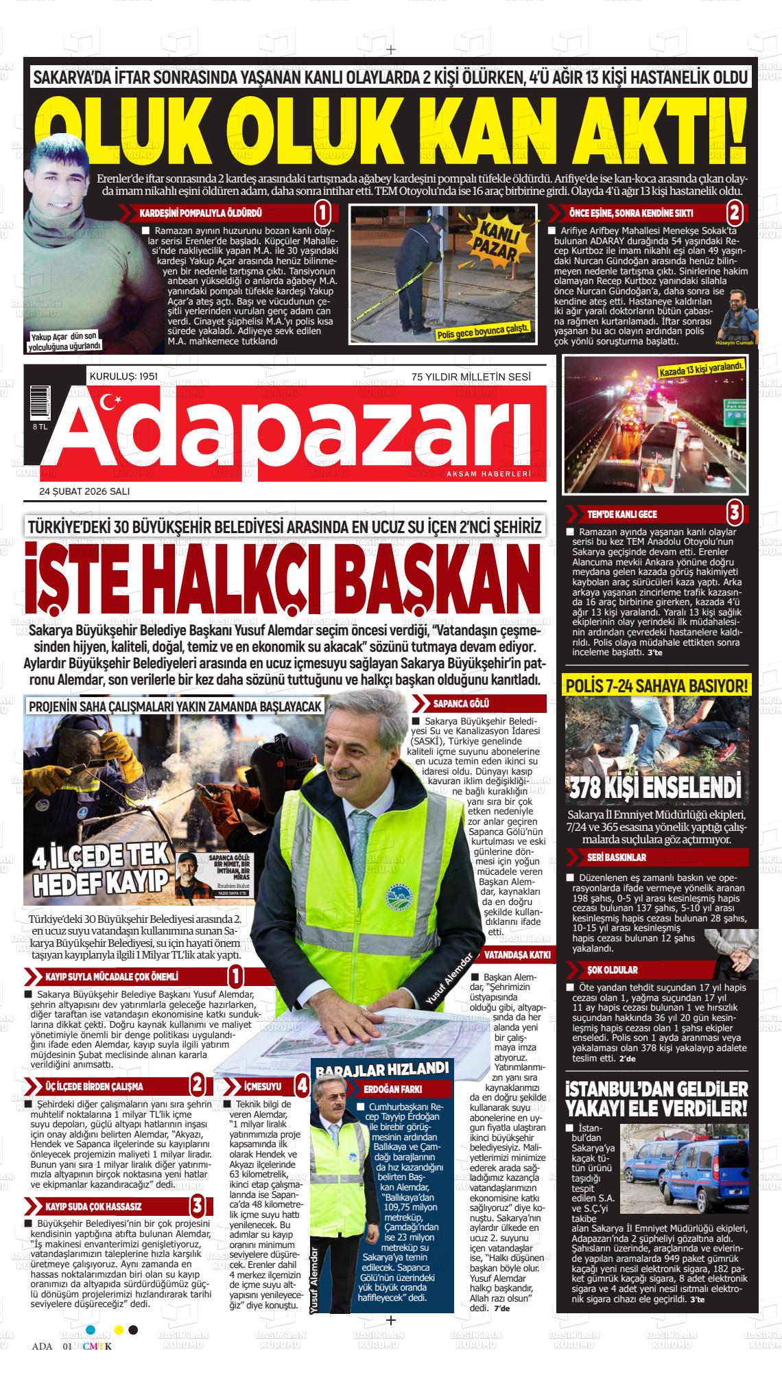 Sakarya Adapazariaksamhaberleri 24.02.2026